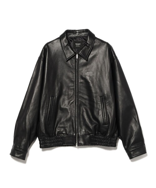 BEAMS HEART(ビームスハート)の「シープレザー ブルゾン(ブルゾン・メンズ・ブラック・LARGE/MEDIUM/SMALL)」の2枚目の写真