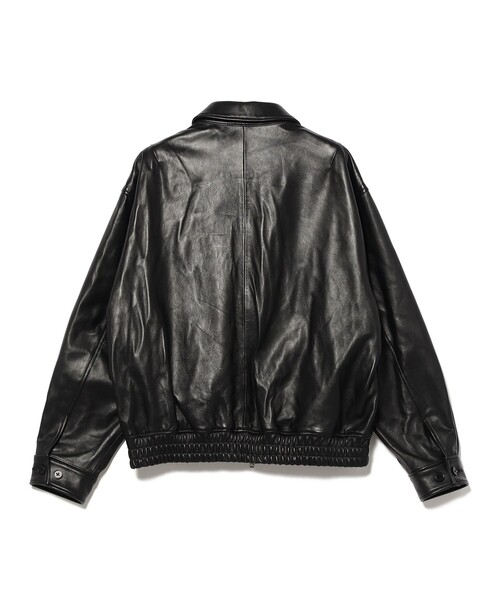 BEAMS HEART(ビームスハート)の「シープレザー ブルゾン(ブルゾン・メンズ・ブラック・LARGE/MEDIUM/SMALL)」の6枚目の写真
