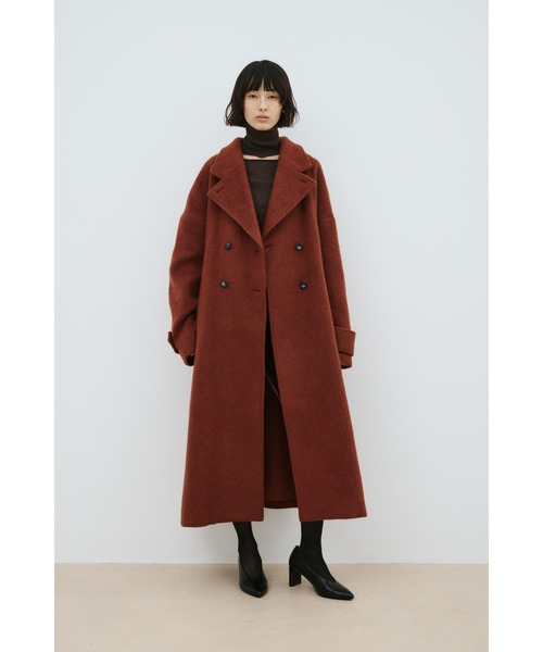 STYLEMIXER（スタイルミキサー）の「シャギーロングコート（その他アウター・レディース・アイボリー/ダークオレンジ/グレー・SMALL/MEDIUM）」の14枚目の写真