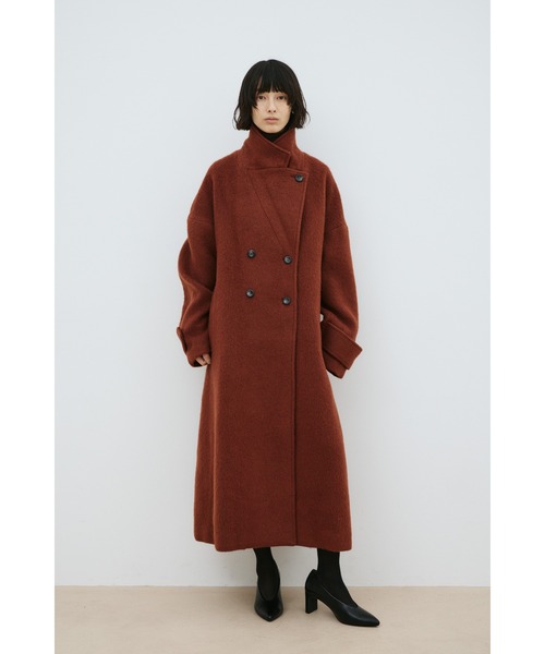 STYLEMIXER（スタイルミキサー）の「シャギーロングコート（その他アウター・レディース・アイボリー/ダークオレンジ/グレー・SMALL/MEDIUM）」の15枚目の写真