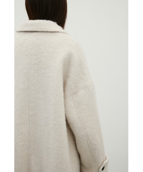 STYLEMIXER（スタイルミキサー）の「シャギーロングコート（その他アウター・レディース・アイボリー/ダークオレンジ/グレー・SMALL/MEDIUM）」の7枚目の写真