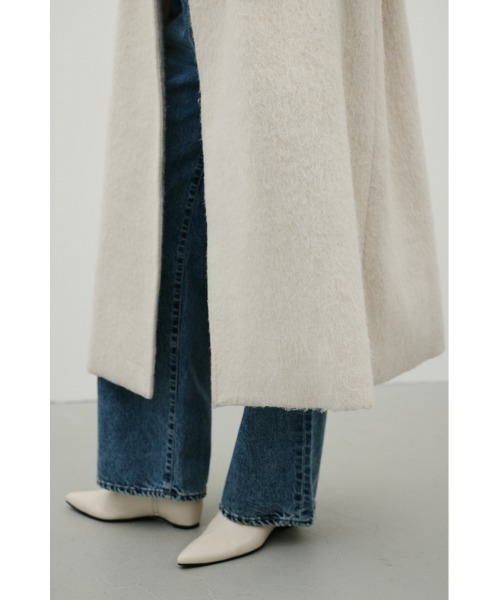 STYLEMIXER（スタイルミキサー）の「シャギーロングコート（その他アウター・レディース・アイボリー/ダークオレンジ/グレー・SMALL/MEDIUM）」の8枚目の写真
