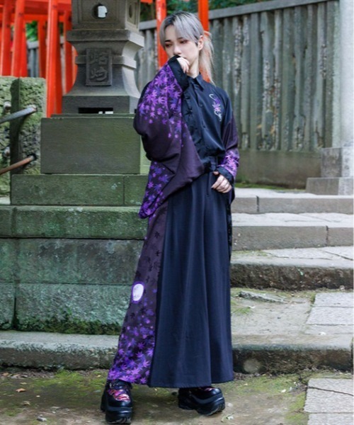 REZEN(リゼン)の「紅葉×月袴パンツ(その他パンツ・メンズ・レッドパープル/ローズ/キャメル・SMALL/MEDIUM/LARGE)」の2枚目の写真