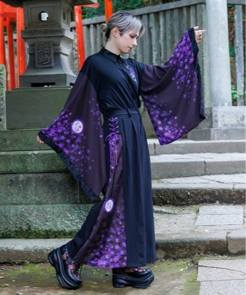 REZEN(リゼン)の「紅葉×月袴パンツ(その他パンツ・メンズ・レッドパープル/ローズ/キャメル・SMALL/MEDIUM/LARGE)」の4枚目の写真