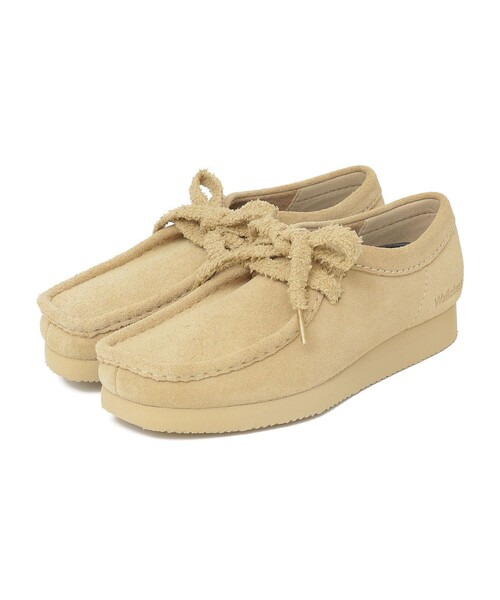 Clarks(クラークス)の「Clarks: ワラビー ライト(モカシン/デッキシューズ・レディース・ブラック/ベージュ・37/38)」の2枚目の写真