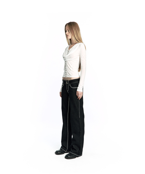 KASHIKO(カシコ)の「Romantic Hook Corset Top Ivory(Tシャツ/カットソー・レディース・その他・SMALL/MEDIUM)」の3枚目の写真