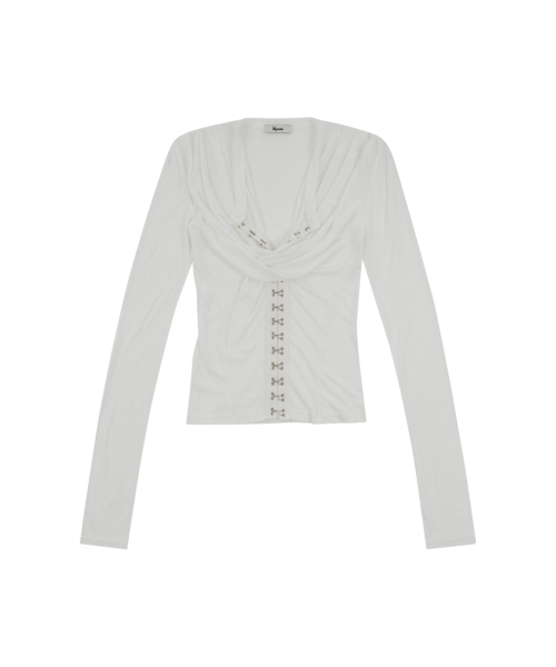 KASHIKO(カシコ)の「Romantic Hook Corset Top Ivory(Tシャツ/カットソー・レディース・その他・SMALL/MEDIUM)」の10枚目の写真