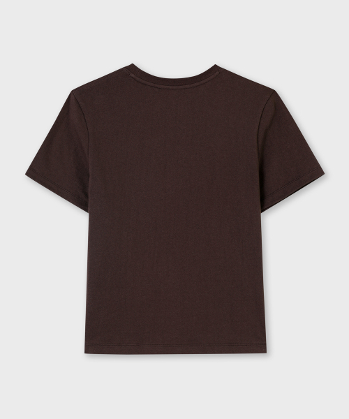 PLAC WOMEN(プレイス・ウィメン)の「グラフィックレタリングTシャツ ブラウン(Tシャツ/カットソー・レディース・ブラウン・SMALL/MEDIUM)」の5枚目の写真