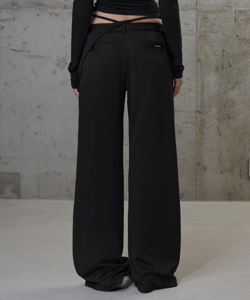 ROCKCAKE(ロックケーキ)の「ウエストベルト付きトラウザーズ - ブラック(その他パンツ・レディース・その他・SMALL/MEDIUM)」の3枚目の写真