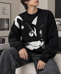 【Bls】【ZM】【Bling Leads】JQDコットンニット アニマル/猫
