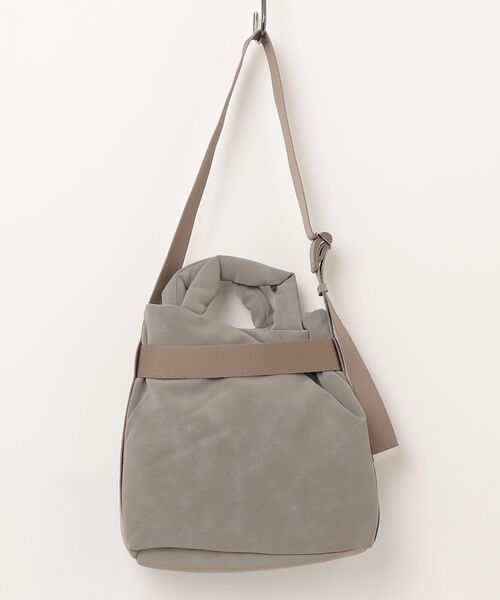 OUTDOOR PRODUCTS(アウトドアプロダクツ)の「【OUTDOOR PRODUCTS / アウトドアプロダクツ】2way Belt Tote Bag / ヌバック ベルトトートバッグ(トートバッグ・レディース・ブラック/グレー/ベージュ・FREE)」の4枚目の写真
