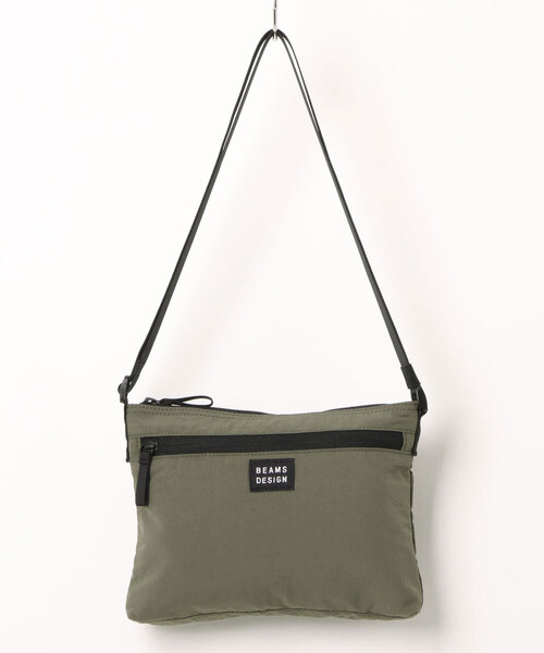 BEAMS DESIGN（ビームス デザイン）の「BEAMSDESIGN（ビームスデザイン）Fine lines  サコッシュバッグ（ショルダーバッグ・メンズ・カーキ/グレー/ブルー系その他/ブラック・FREE）」の3枚目の写真