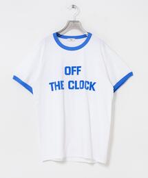 URBAN RESEARCH（アーバンリサーチ）の「Teya　Flock Ringer T-shirts（Tシャツ/カットソー・レディース）」