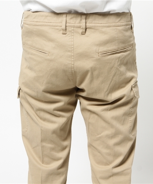 MEN'S BIGI(メンズビギ)の「ストレッチカーゴパンツ (スラックス・メンズ・ホワイト/ベージュ/カーキ・MEDIUM/SMALL/LARGE/SS)」の10枚目の写真