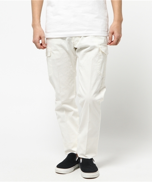 MEN'S BIGI(メンズビギ)の「ストレッチカーゴパンツ (スラックス・メンズ・ホワイト/ベージュ/カーキ・MEDIUM/SMALL/LARGE/SS)」の7枚目の写真