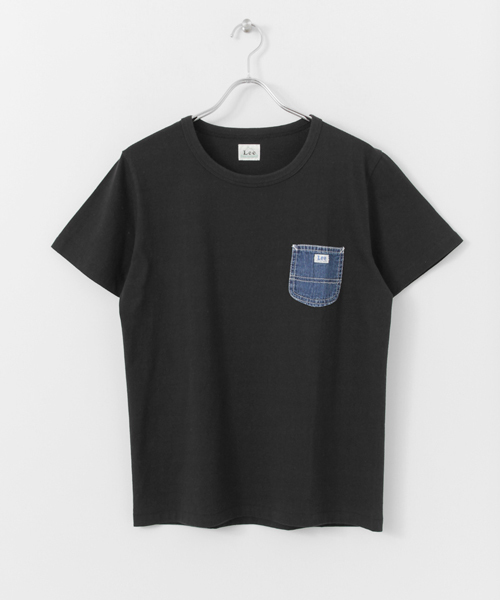 URBAN RESEARCH DOORS（アーバンリサーチドアーズ）の「Lee×DOORS-natural-　Denim Pocket T-SHIRTS（Tシャツ/カットソー・メンズ・グレー/ブラック/ホワイト・LARGE/MEDIUM）」の5枚目の写真