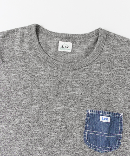 URBAN RESEARCH DOORS（アーバンリサーチドアーズ）の「Lee×DOORS-natural-　Denim Pocket T-SHIRTS（Tシャツ/カットソー・メンズ・グレー/ブラック/ホワイト・LARGE/MEDIUM）」の6枚目の写真