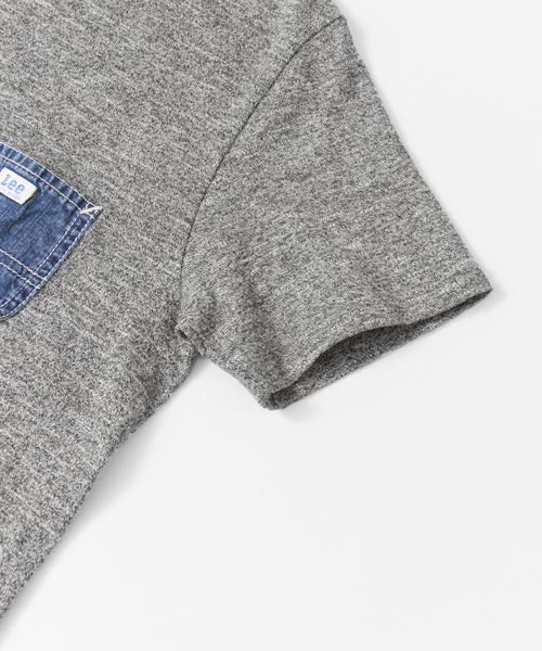 URBAN RESEARCH DOORS（アーバンリサーチドアーズ）の「Lee×DOORS-natural-　Denim Pocket T-SHIRTS（Tシャツ/カットソー・メンズ・グレー/ブラック/ホワイト・LARGE/MEDIUM）」の8枚目の写真