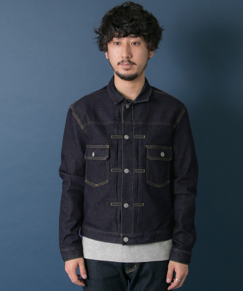 URBAN RESEARCH（アーバンリサーチ）の「UR 360°デニムジャケット（デニムジャケット・メンズ・ブラック/ワンウォッシュ・LARGE/MEDIUM）」の16枚目の写真