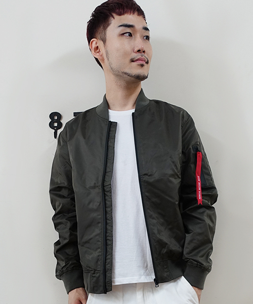 Burner(バーナー)の「【BURNER SELECT】MA-1(MA-1・メンズ・ネイビー/ブラック/カーキ/グレー・XL/L/M)」の3枚目の写真