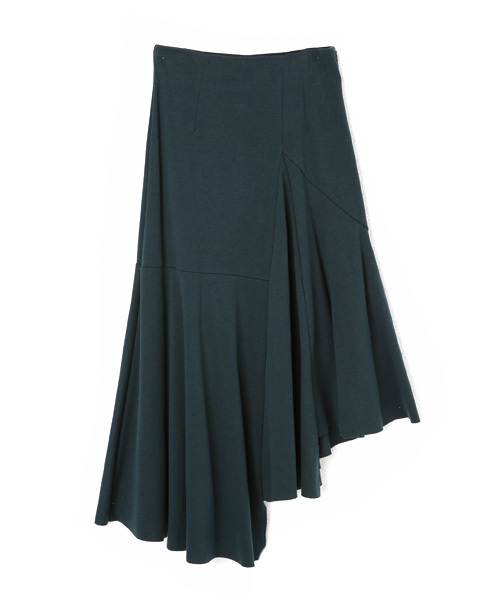 amorous insense（アモラスインセンス）の「デザインフレアスカート（スカート・レディース・ブラック/グリーン・MEDIUM）」の2枚目の写真