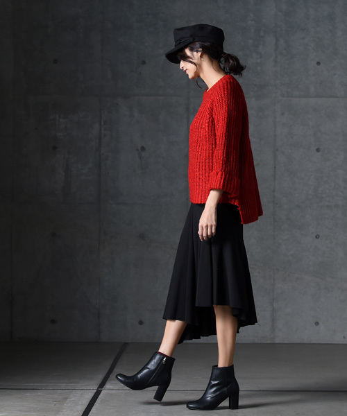 amorous insense（アモラスインセンス）の「デザインフレアスカート（スカート・レディース・ブラック/グリーン・MEDIUM）」の6枚目の写真