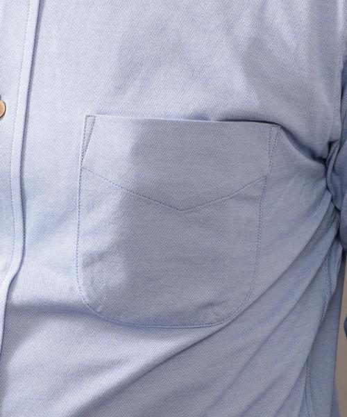 BEAUTY&YOUTH UNITED ARROWS（ビューティーアンドユースユナイテッドアローズ）の「BY COOLMAX シャンブレー ボタンダウン シャツ ◆（シャツ/ブラウス・メンズ・ライトブルー/ロイヤルブルー/ホワイト/ライム/ネイビー・X-SMALL/LARGE/X-LARGE/MEDIUM/SMALL）」の16枚目の写真