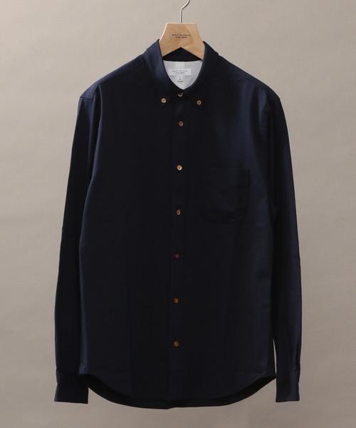 BEAUTY&YOUTH UNITED ARROWS（ビューティーアンドユースユナイテッドアローズ）の「BY COOLMAX シャンブレー ボタンダウン シャツ ◆（シャツ/ブラウス・メンズ・ライトブルー/ロイヤルブルー/ホワイト/ライム/ネイビー・X-SMALL/LARGE/X-LARGE/MEDIUM/SMALL）」の7枚目の写真