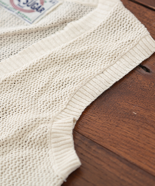 CUBE SUGAR（キューブシュガー）の「綿ニットロングジレ（ベスト・レディース・カーキ/ナチュラル/チャコールグレー/ネイビー・M）」の19枚目の写真