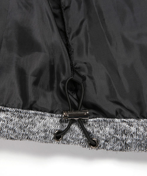 LUXSTYLE（ラグスタイル）の「メランジフリース中綿ベスト（ダウンベスト・メンズ・ブラック系その他/杢グレー/グリーン系その他/グレー系その他・L/M/S/XL）」の14枚目の写真