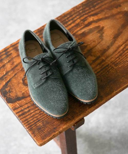 menue（メヌエ）の「タンクソール レースアップ オックスフォード シューズ（ドレスシューズ・レディース・ホワイト/ブラック/モスグリーン/ワインレッド/ブラック系その他/ブラック系その他3/ブラック系その他2/ベージュ/ボルドー/ナチュラル/グレイッシュベージュ・LL/3L/S/M/L/SS/4L）」の9枚目の写真