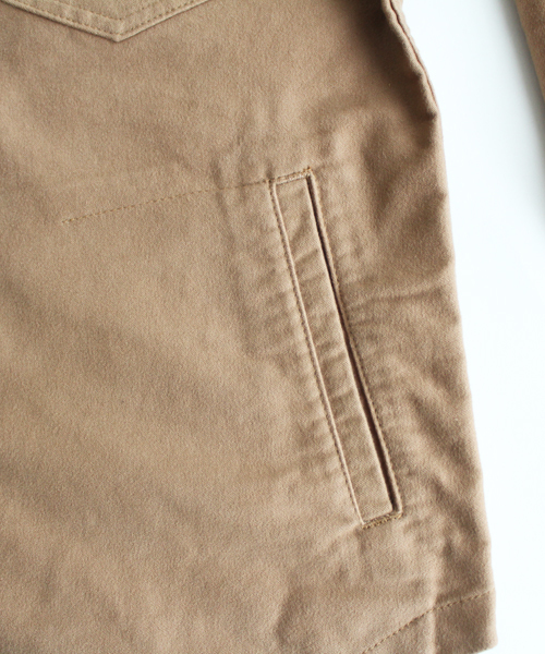 schott(ショット)の「Schott/ショット/MOLESKIN CPO SHIRT/モールスキン CPOシャツ(シャツ/ブラウス・メンズ・ブラック/カーキ・SMALL/MEDIUM/LARGE/X-LARGE)」の6枚目の写真