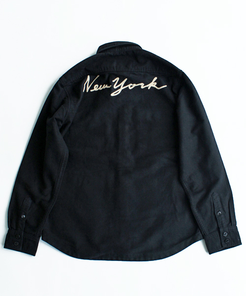 schott(ショット)の「Schott/ショット/MOLESKIN CPO SHIRT/モールスキン CPOシャツ(シャツ/ブラウス・メンズ・ブラック/カーキ・SMALL/MEDIUM/LARGE/X-LARGE)」の7枚目の写真