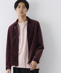 STUDIOUS | 【STUDIOUS】グロスベロアトラックジャケット(ブルゾン)