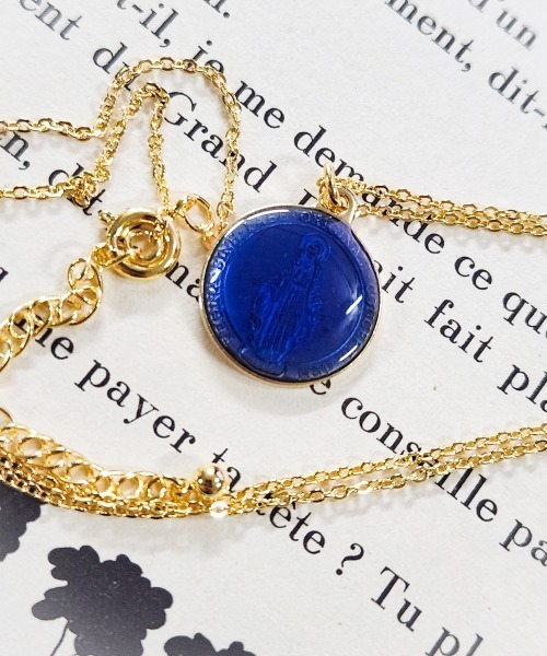 rovtski（ロフトスキー）の「Z)【LEF MADE】エポマリアコインネックレス（ネックレス・メンズ・ホワイト/グレー/ブルー/グリーン/その他/ピンク/イエロー/ブルーパープル/ワイン/ゴールド・FREE）」の18枚目の写真