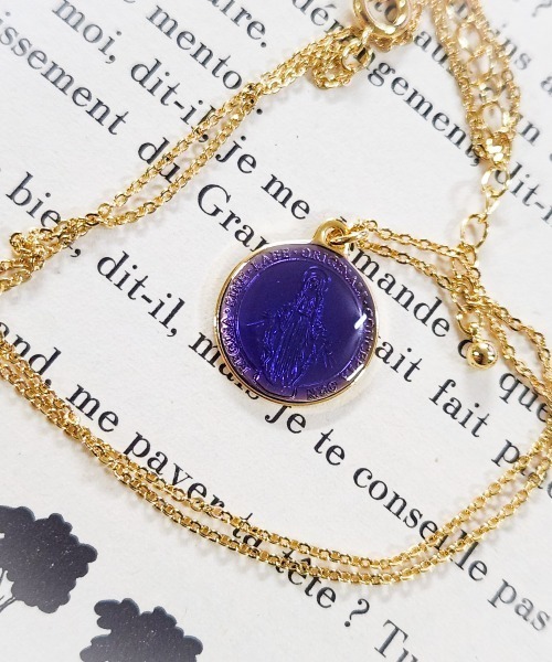 rovtski（ロフトスキー）の「Z)【LEF MADE】エポマリアコインネックレス（ネックレス・メンズ・ホワイト/グレー/ブルー/グリーン/その他/ピンク/イエロー/ブルーパープル/ワイン/ゴールド・FREE）」の20枚目の写真