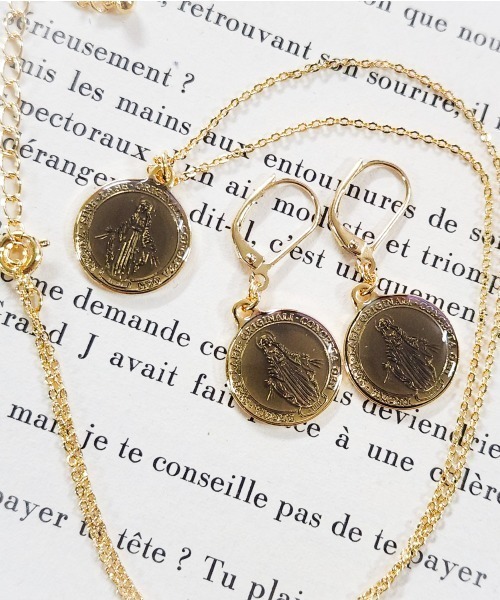 rovtski（ロフトスキー）の「Z)【LEF MADE】エポマリアコインネックレス（ネックレス・メンズ・ホワイト/グレー/ブルー/グリーン/その他/ピンク/イエロー/ブルーパープル/ワイン/ゴールド・FREE）」の15枚目の写真