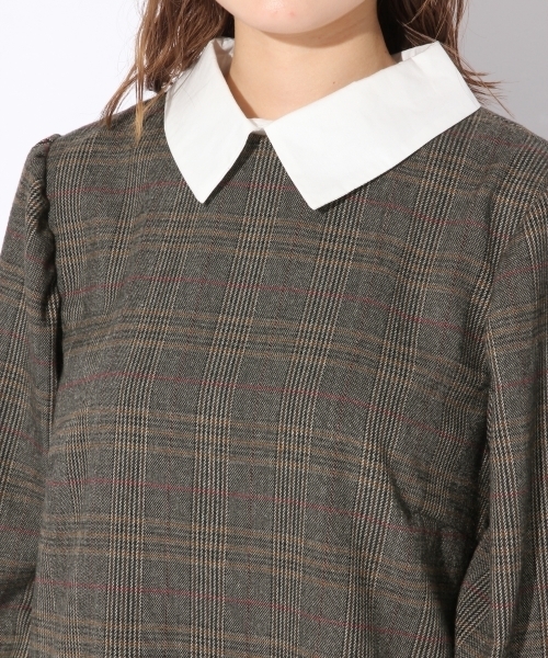 Heather（ヘザー）の「エリツキチェックワンピース　775938（ワンピース・レディース・ブラウン/グレー/ブラウン系その他・ONESIZE）」の20枚目の写真