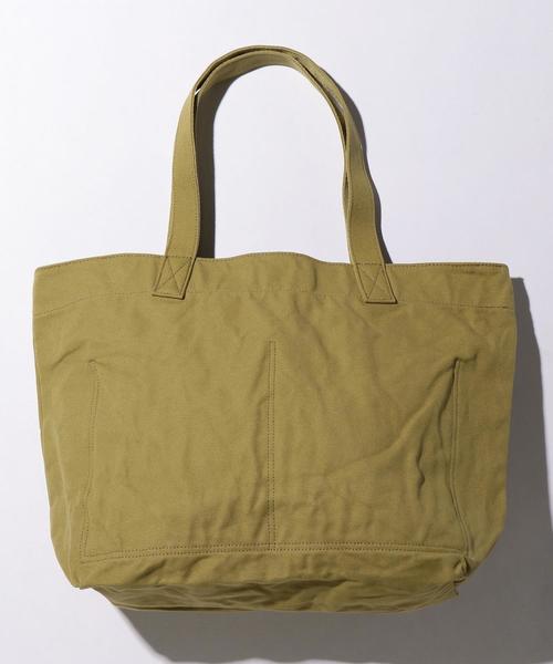 MHL.（エムエイチエル）の「＜MHL.＞ CANVAS TOTE/バッグ ◆（トートバッグ・メンズ・グレー/オリーブ・FREE）」の4枚目の写真