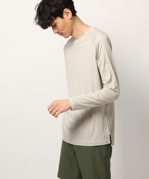 GLOBAL WORK(グローバルワーク)の「【ACTIVE】メッシュ長袖T Men/777595(Tシャツ/カットソー・メンズ・グリーン/ライトグレー/ブラック/イエロー・LARGE/MEDIUM)」の3枚目の写真
