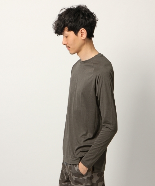 GLOBAL WORK(グローバルワーク)の「【ACTIVE】メッシュ長袖T Men/777595(Tシャツ/カットソー・メンズ・グリーン/ライトグレー/ブラック/イエロー・LARGE/MEDIUM)」の7枚目の写真
