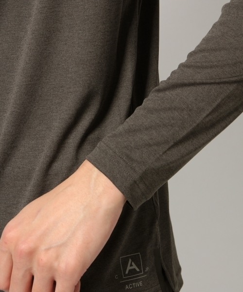 GLOBAL WORK(グローバルワーク)の「【ACTIVE】メッシュ長袖T Men/777595(Tシャツ/カットソー・メンズ・グリーン/ライトグレー/ブラック/イエロー・LARGE/MEDIUM)」の11枚目の写真