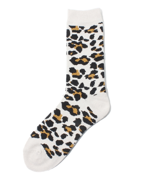 WHO'S WHO gallery（フーズフーギャラリー）の「【WHT SOX】アニマルミドルソックス（ソックス/靴下・レディース・オレンジ/グリーン/ライトアッシュグレー/オレンジ系その他/グリーン系その他/グレー系その他・FREE）」の3枚目の写真