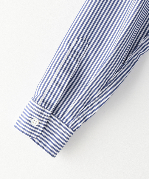 Steven Alan（スティーブンアラン）の「＜Steven Alan＞LONDON STRIPE REVERSE SEAM SHIRT/シャツ ◆（シャツ/ブラウス・メンズ・ロイヤルブルー・MEDIUM/LARGE/SMALL/X-LARGE）」の4枚目の写真