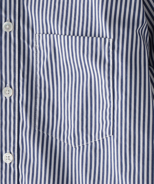 Steven Alan（スティーブンアラン）の「＜Steven Alan＞LONDON STRIPE REVERSE SEAM SHIRT/シャツ ◆（シャツ/ブラウス・メンズ・ロイヤルブルー・MEDIUM/LARGE/SMALL/X-LARGE）」の8枚目の写真