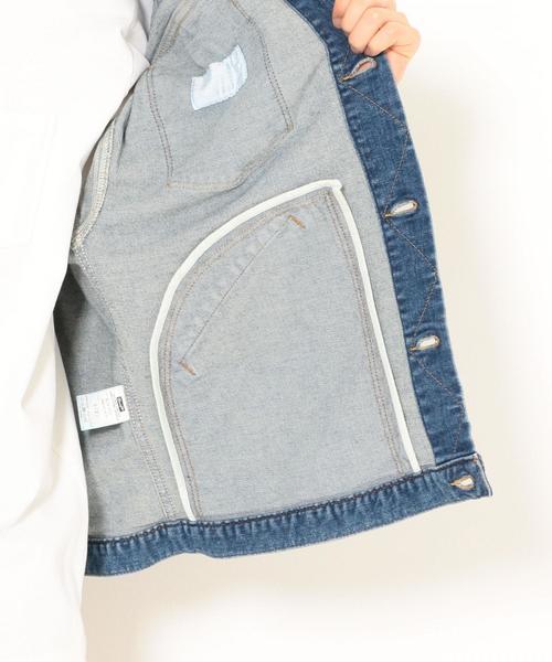 green label relaxing（グリーンレーベルリラクシング）の「[ホワイトマウンテニアリング] ST★ WM×WRANGLER デニムジャケット（デニムジャケット・メンズ・ネイビー・1/2）」の9枚目の写真
