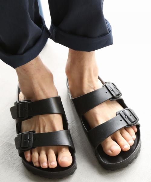 BIRKENSTOCK（ビルケンシュトック）の「BIRKENSTOCK ARIZONA EVA(ビルケンシュトック　アリゾナ　EVA)（サンダル・メンズ・ブラック/ホワイト・MEDIUM/LARGE/SMALL）」の3枚目の写真