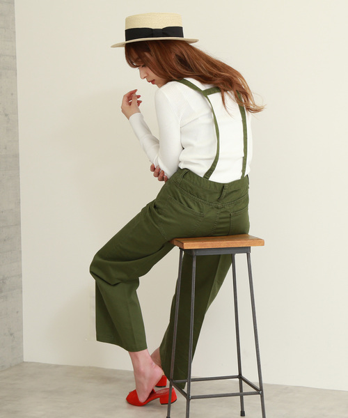 N.（N. Natural Beauty Basic）（エヌエヌナチュラルビューティーベーシック）の「デザインネックリブニット（ニット/セーター・レディース・ホワイト/ネイビー/ピンク/ブルー/グリーン・MEDIUM）」の11枚目の写真