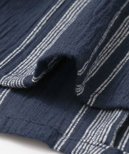 URBAN RESEARCH（アーバンリサーチ）の「先染ドビーストライプワンピース（ワンピース・レディース・ホワイト系その他/レッド系その他/ブルー系その他・FREE）」の9枚目の写真