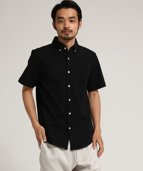メーカー公式ショップ衝撃価格 半袖シャツ メンズ シャツ ブラウス Basecontrol ベースコントロール のシャツ ブラウス Web限定 ストレッチオックス ストレッチオックス Basecontrol ベースコントロール のファッション